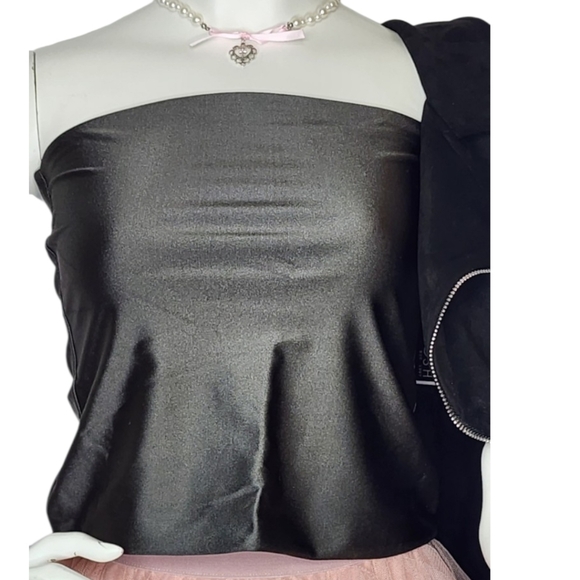 RD Style Tops - NWT Second Skin RD Style Gunmetal Balla Bustier XS Balletcore